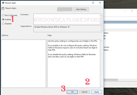 Enable Special Characters in PIN of Windows 10