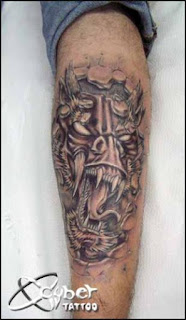 3d monster tattoo