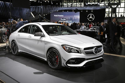 Mercedes CLA Facelift in auto show Hd Images