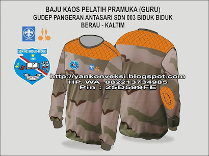 BAJU KAOS LAPANGAN PRAMUKA