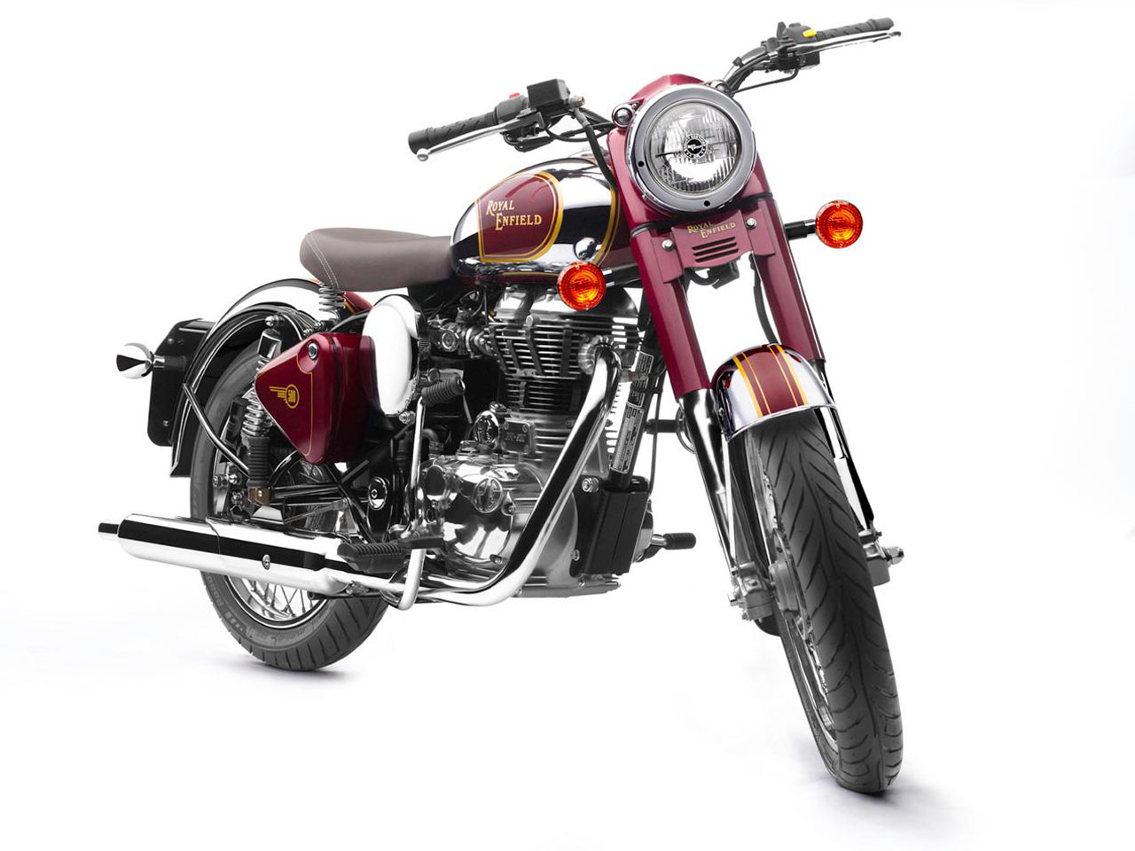 victory high ball bobber Royal Enfield Classic Chrome Picture