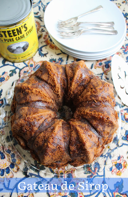 Food Lust People Love: Gateau de sirop - syrup cake - is a Cajun sweet treat made with Steen’s cane syrup, cinnamon, ginger and cloves. Its tender crumb is so full of flavor! And the aroma as it bakes? Divine.