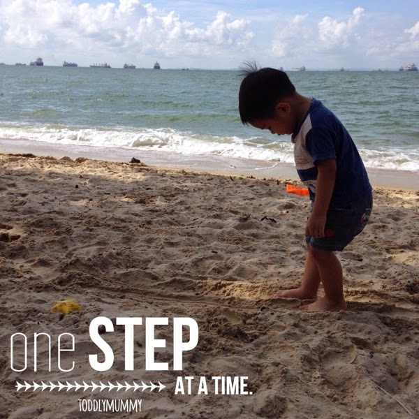 A one step at a time