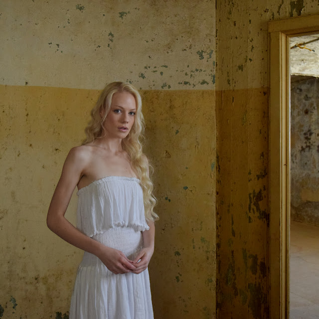 Sarah looking ephemeral at Preston Castle in Ione California