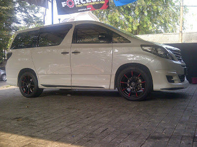 modifikasi velg mobil toyota alphard