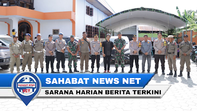 Berikan Rasa Aman, Kapolres Bersama Dandim 1404 Pinrang, Satpol PP Pemkab Patroli Gereja