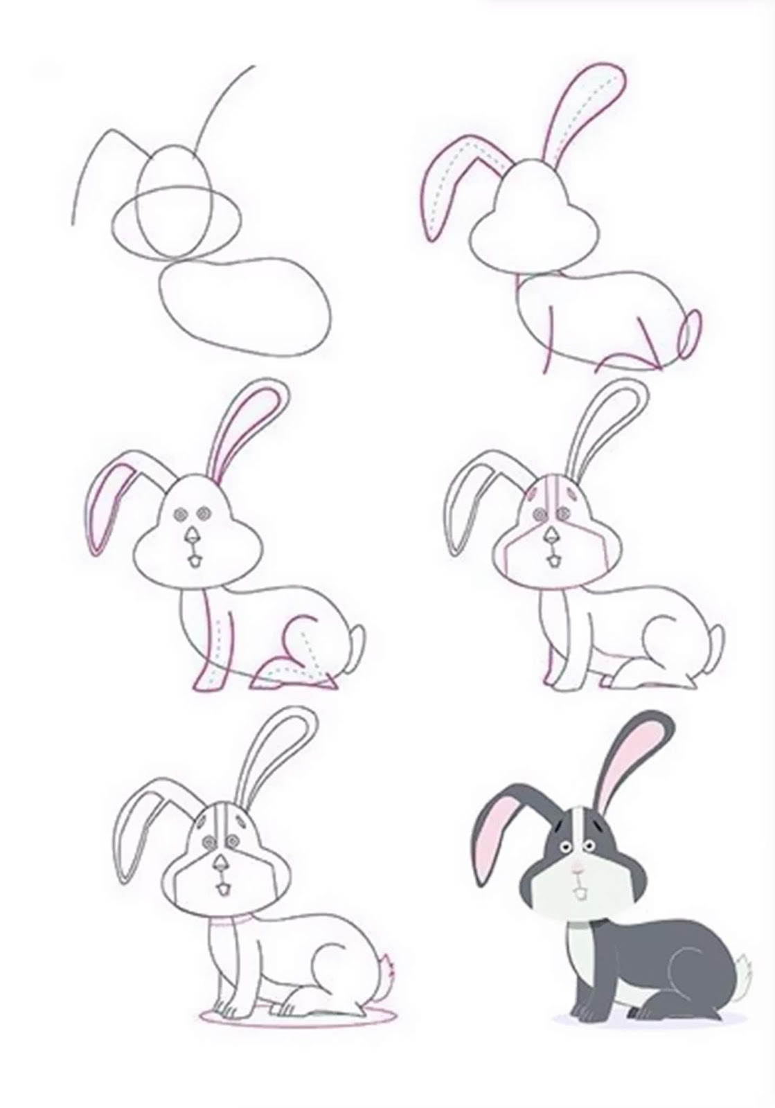 easy animal drawings step by step easy animal drawings cute easy animal drawings for beginners