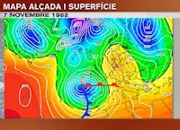 Situación meteorológica 7/11/1982