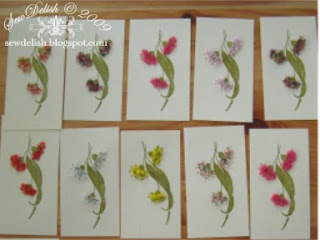 Making Cards with Flower soft and Gum Tree Leaves and Flowers Stamp