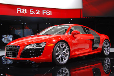 detroit 2009 audi r8 v10 wallpaper