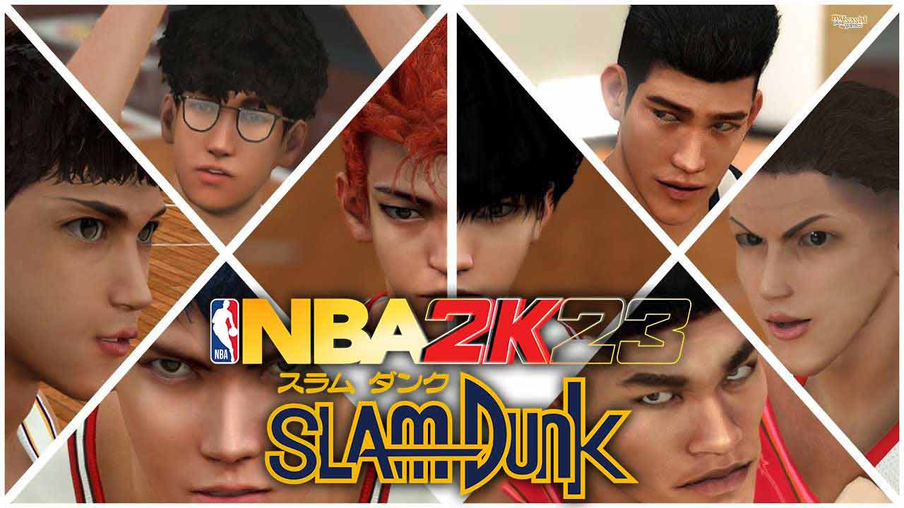 NBA 2K23 Slam Dunk Roster with Cyberfaces (All Characters)
