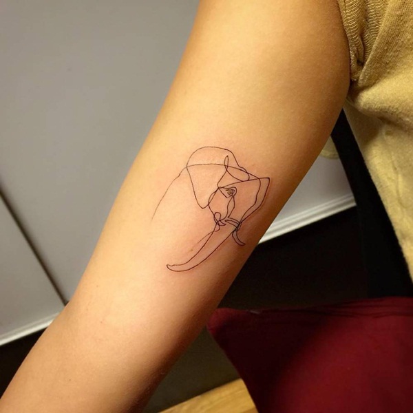 tatuagens de elefante para as meninas