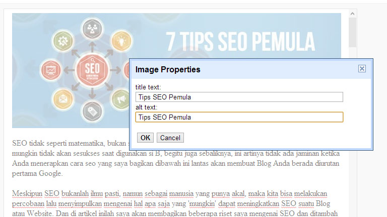 Tips Seo Untuk Blogger