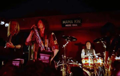 The boyz on stage at the Mama Kin Music Hall