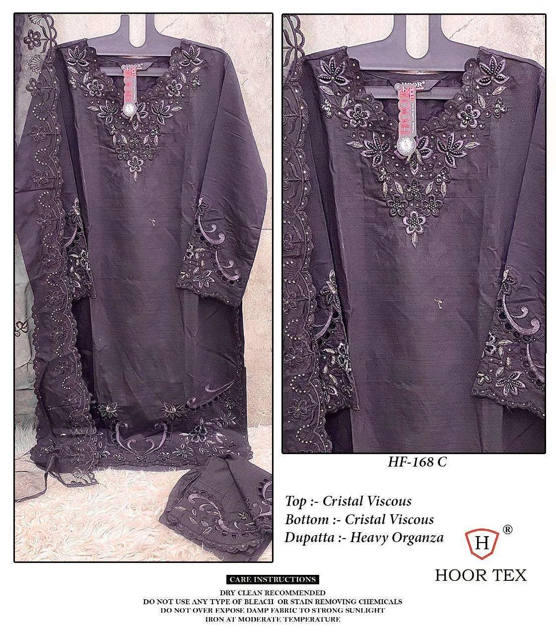 Hf 168 Hoor Tex Viscose Pakistani Readymade Suits