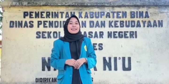 Bak Film Laskar Pelangi, Inilah Cerita Miftahul Jannah Mahasiswa Matematika FKIP Umuslim yang Mengikuti Kampus Mengajar Angkatan 3 di NTB