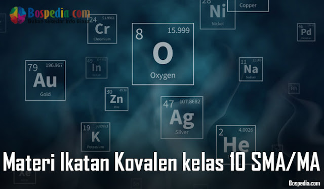 Materi Ikatan Kovalen kelas 10 SMA/MA + Latihan Soal