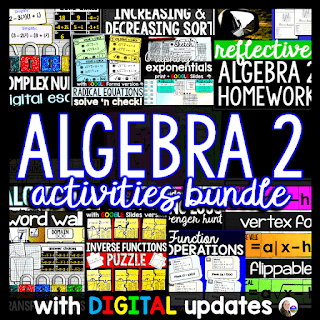 Algebra 2 Activities Bundle