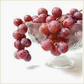 grapes in a bowl