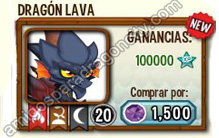 imagen de la formula del dragon lava
