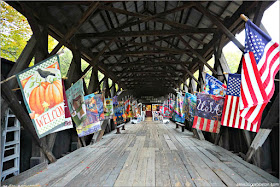 Covered Bridge en Bartlett, New Hampshire en el que hay una Tienda de Regalos