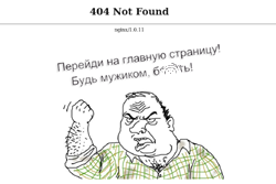 404 error page