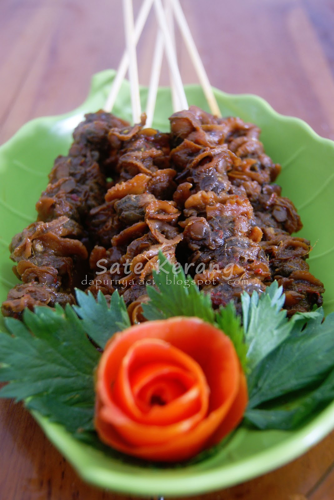  Sate Kerang  dapurnya aci