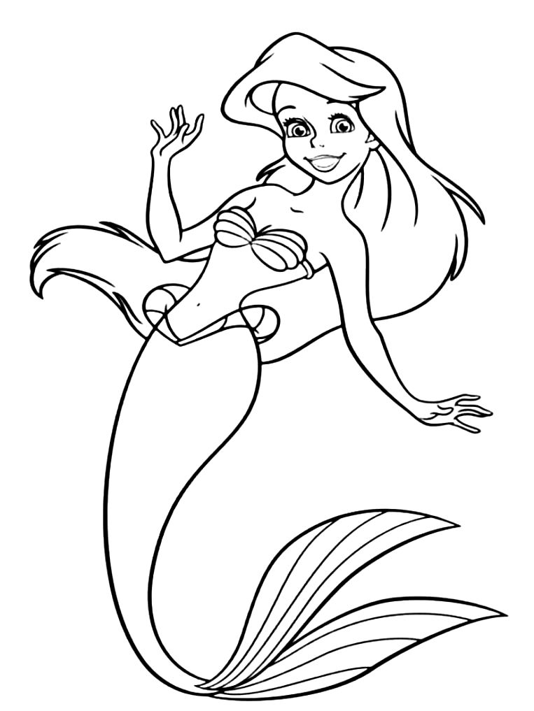 Ariel coloring