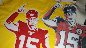 Chiefs quarterback Patrick Mahomes quilt