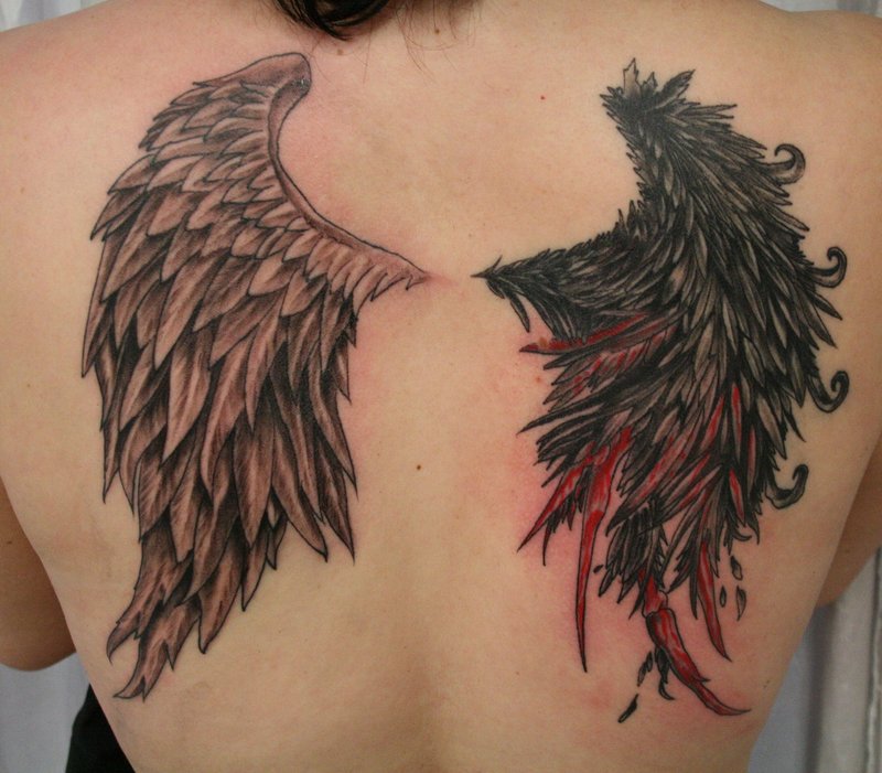 angels wings tattoos. Angel Wing Tattoo.