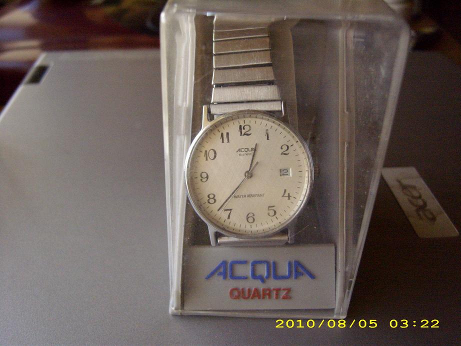 Acqua brand, by Timex with date. come all original