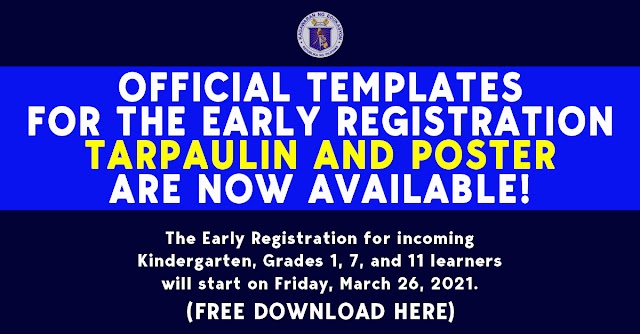 Official templates for the Early Registration tarpaulin and poster are now available!