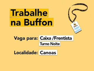 Vaga para Caixa ou Frentista em Canoas