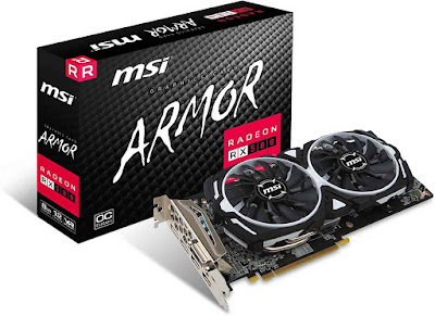 MSI graphic cards RX 580 armor 8G OC review