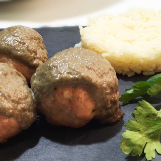 Albóndigas con Salsa de Champiñones Thermomix