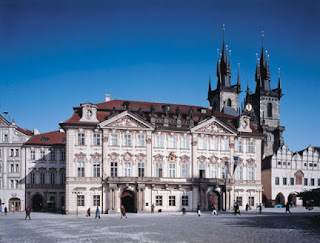 Palácio Kinsky em Praga República Tcheca