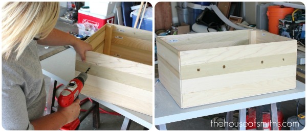 wood storage box plan