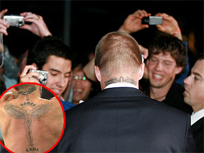 david beckham tattoos pictures. David Beckham Tattoos is very