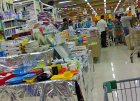 inside of a supermarket