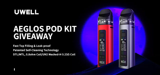 The new arrival form Uwell—Aeglos Pod Kit comes！