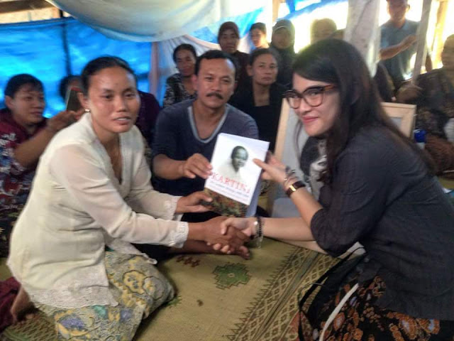 Dian Sastro Wardoyo Ke Tenda Perjuangan di Rembang