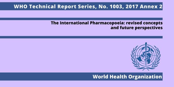 WHO TRS (Technical Report Series) 1003, 2017 Annex 2