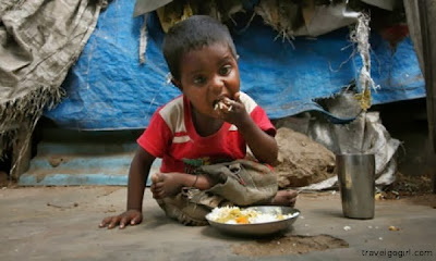 hungry indian children