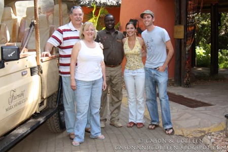 With the Christmans and Jeremiah, our driver