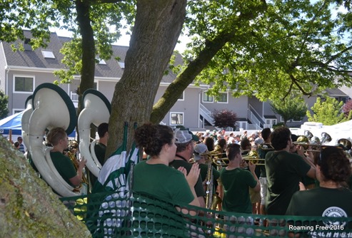 Listening to the MSU Band