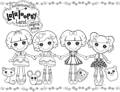 Desenhos para Colorir da Lalaloopsy – Imagens para Imprimir e Pintar