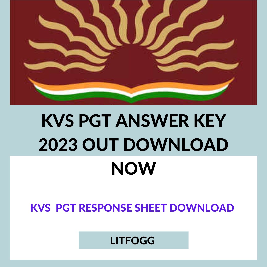 KVS PGT Answer Key Download