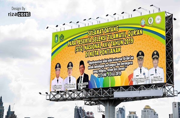 Banner Spanduk Seleksi Tilawatil Qur'an (STQ) 2019