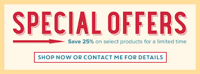 Craft with Beth: Special Offers Sale 25% off Select Items September 1st - Septermber 7th, 2016