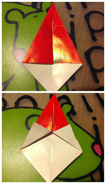 Tutorial Babbo Natale di origami